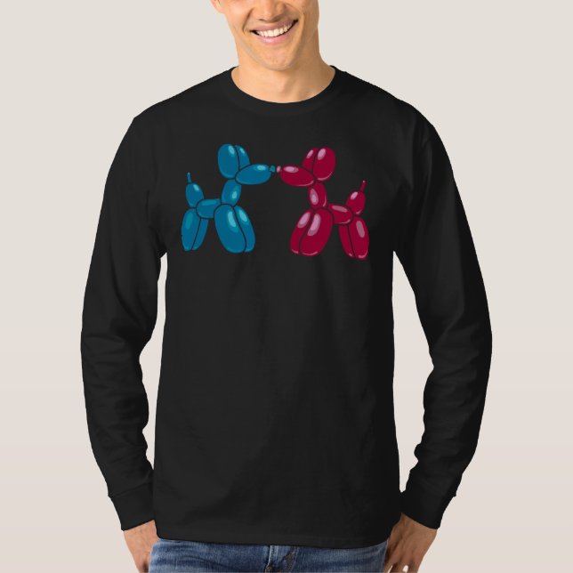 Balloon Poodle Sculpture T-Shirt (Front)