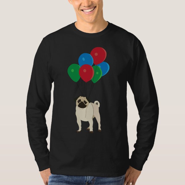 Balloon Pug Classic T-Shirt 585 (Front)