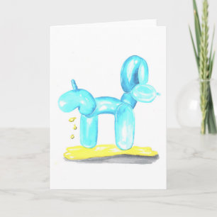 Balloon Pup Card