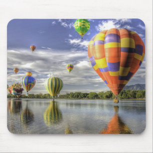 Balloon race reflections mouse mat