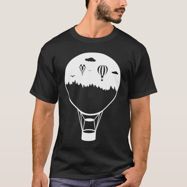 Balloon Ride Gas Balloon Hot Air Balloon Ride T-Shirt (Front)