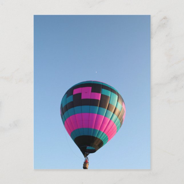 Balloon, shoot for the moon, XLTA Postcard (Front)