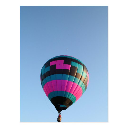 Balloon, shoot for the moon, XLTA Postcard