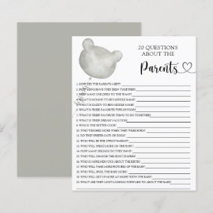 Balloon Silver Bear games about the parents