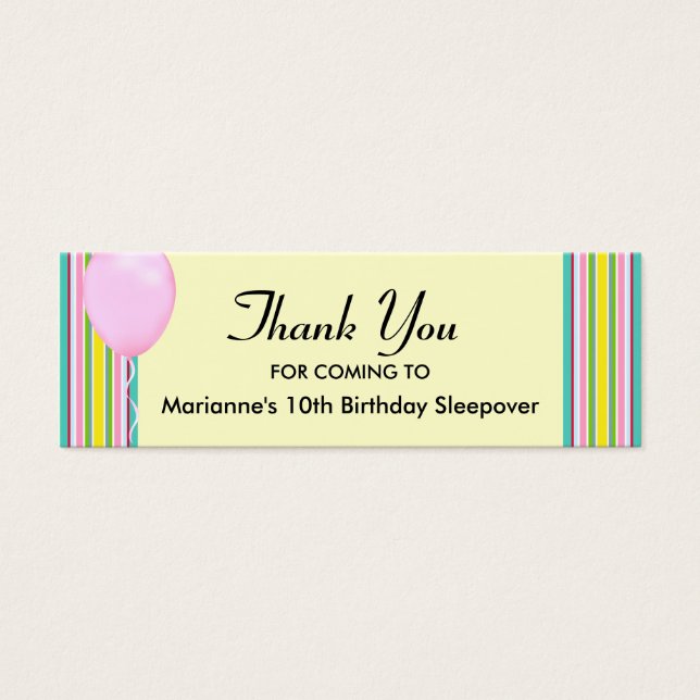 Balloon Sky Thanks (Front)