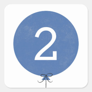 Balloon Sticker - Cobalt