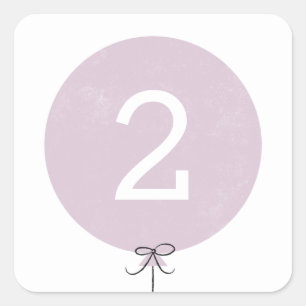 Balloon Sticker - Lavender