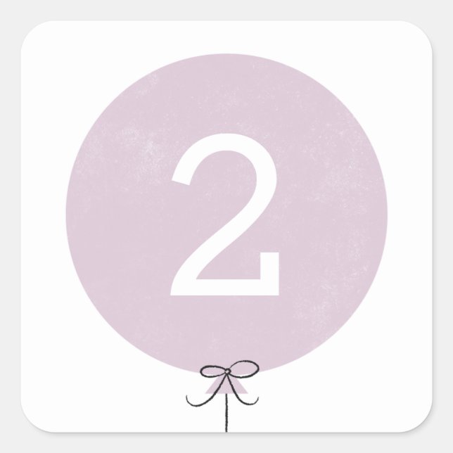 Balloon Sticker - Lavender (Front)