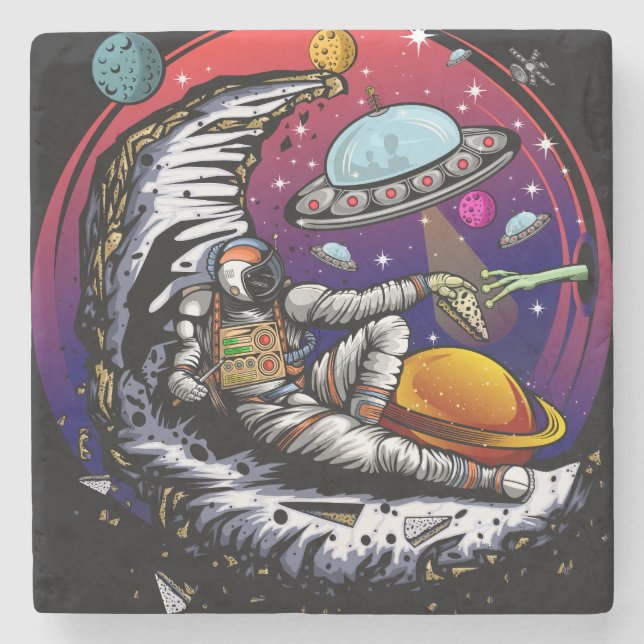 Balloon Stone Coaster (Front)