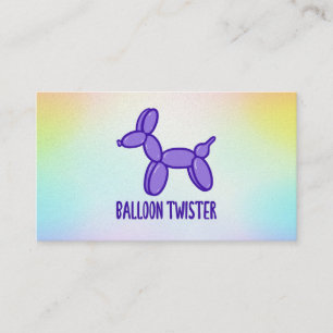 Balloon Twister Customisable Business Card
