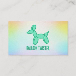 Balloon Twister Customisable Business Card