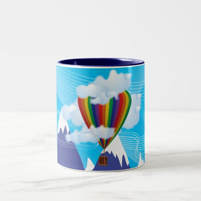 Balloon Two-Tone Coffee Mug (Center)