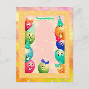 ballooned-up postcard