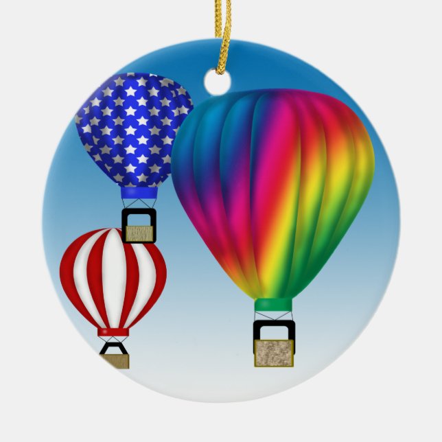 Ballooning 2 Ornament (Front)