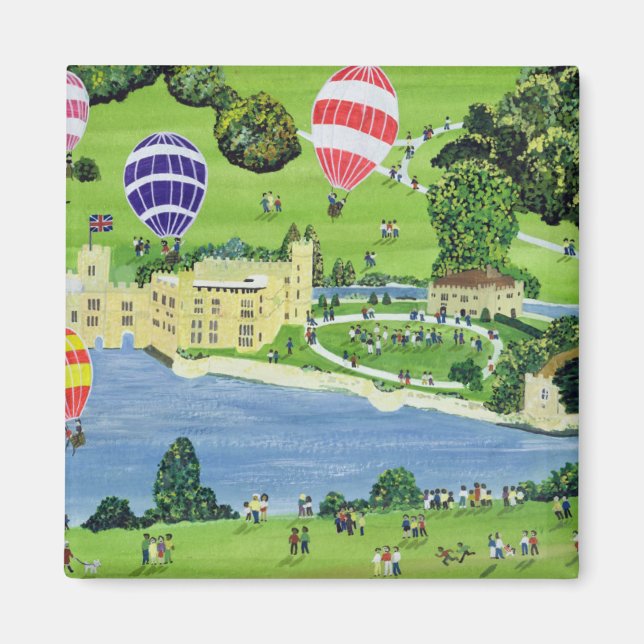 Ballooning at Leeds Castle Magnet (Front)