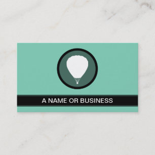 ballooning mod green bubble business card