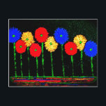 Balloons and Flowers Sweet Sixteen Save the Date Announcement Postcard<br><div class="desc">(multiple products selected) Exciting image of a garden of colourful flowers and balloons,  taken from a real painting by a famous decorative artist; great for Kids Parties but also  for Adult parties,  special occasions,  etc.; Take a look and you'll see what we mean at: www.zazzle.com/inthepresent*</div>