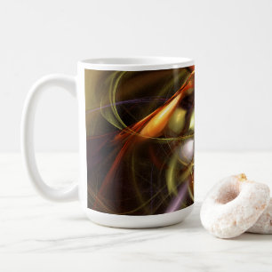 Balloons and Ribbons Abstract Coffee Mug