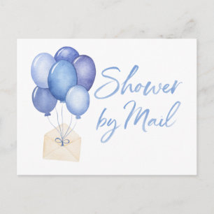 Balloons Baby Shower By Mail Long Distance Postcard