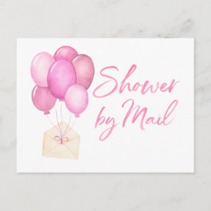 Balloons Baby Shower By Mail Long Distance Postcard