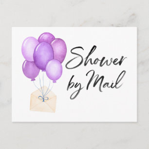 Balloons Baby Shower By Mail Long Distance Postcard