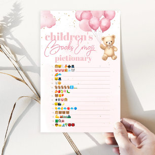 Balloons bear childrens books emoji pictionary