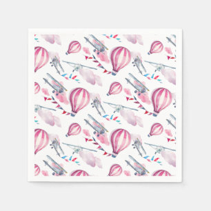 Balloons & Biplanes Napkin