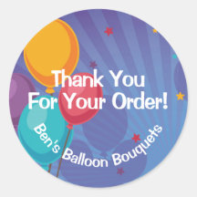 Balloons Birthday | Thank You For Your Order | 
