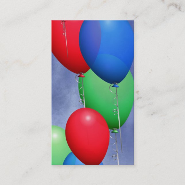 Balloons Business Card (Front)