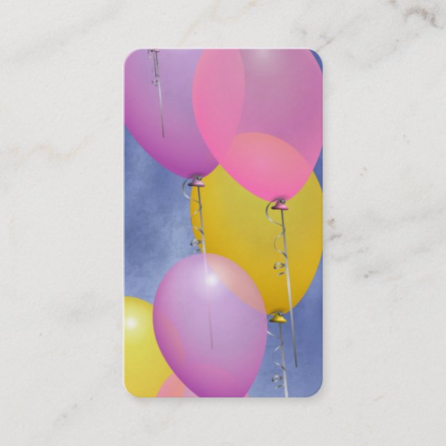 Balloons Business Card (Front)