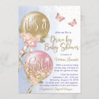 Balloons Butterfly Covid Drive By Baby Shower