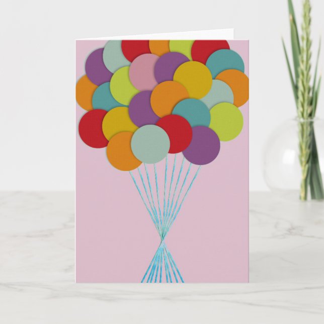 Balloons Card (Front)