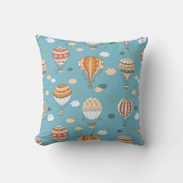 Balloons colour pattern cushion (Front)