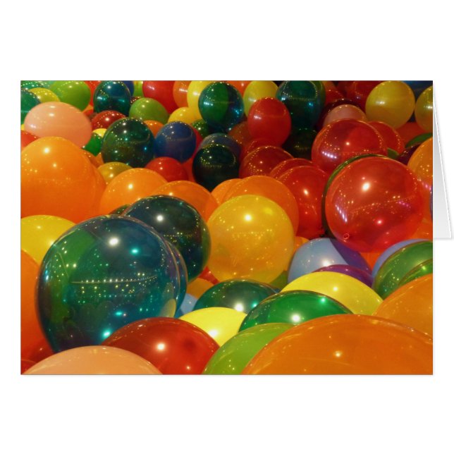 Balloons Colourful Party Design (Front Horizontal)
