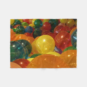 Balloons Colourful Party Design Fleece Blanket