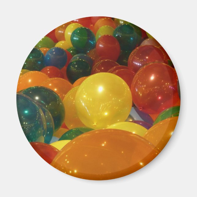 Balloons Colourful Party Design Magnet (Front)