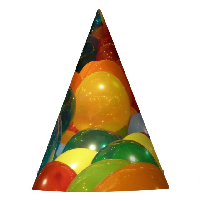 Balloons Colourful Party Design Party Hat (Front)