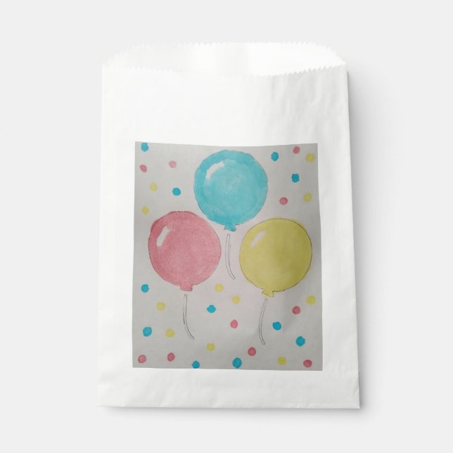 Balloons & Confetti Favour Bags  (Front)