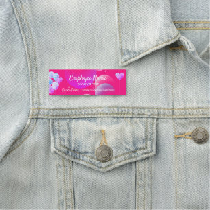 Balloons custom logo Event Decor Name Tag
