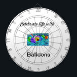 balloons dartboard<br><div class="desc">Balloons can be used to celebrate many different occasions.  Balloons brighten up a sad face.</div>