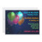 Balloons Glow in the Dark Party Invitations