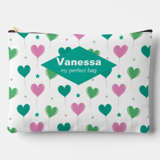 Balloons hearts. accessory pouch