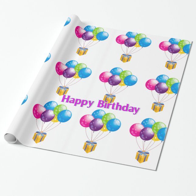 Balloons image for  Wrapping Paper (Unrolled)