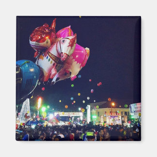 Balloons in Battambang Cambodia Magnet