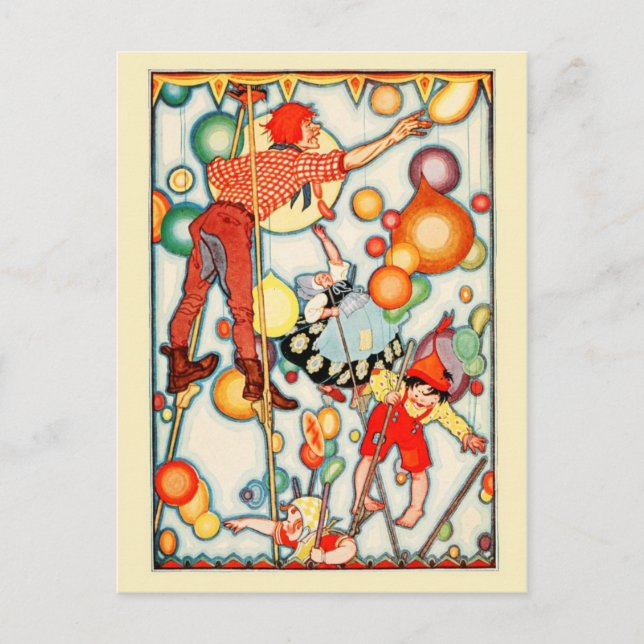 Balloons in the Sky Postcard (Front)