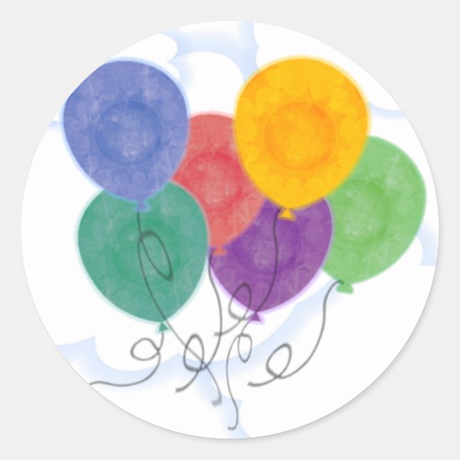 Balloons in the Sky Sticker (Front)