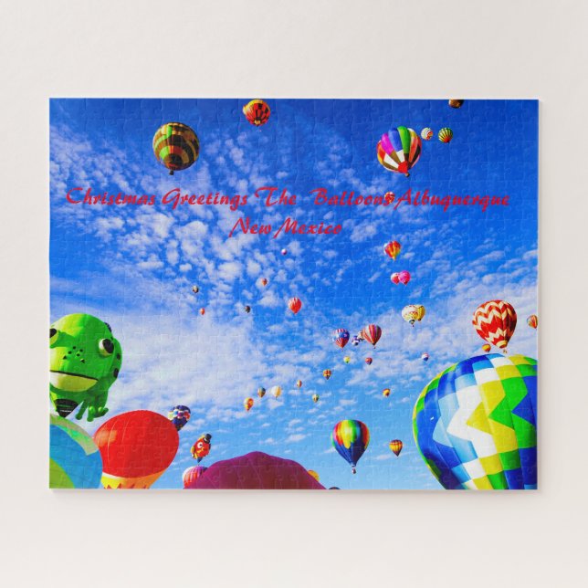 Balloons  New Mexico. Christmas Greetings Jigsaw Puzzle (Horizontal)