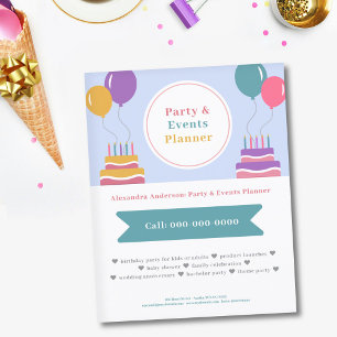 Balloons - Party & Events Planner Flyer