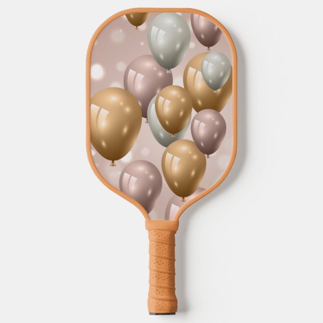 Balloons.  pickleball paddle (Front)