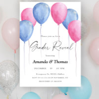 Balloons pink or blue Gender Reveal
